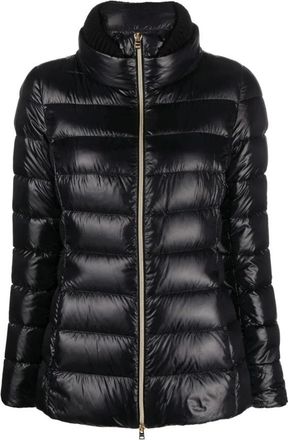 Herno Geweven Jas - Dames - Winterjassen - Zwart - S - Nylon - Jassen
