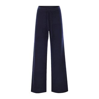 MC2 Saint Barth Wide Trousers, female, Blue, Size: XS Pantalone