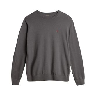 Napapijri Heren, Sweatshirts & Hoodies, Grijs, Maat: 2XL Katoen