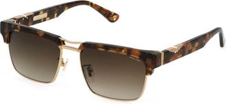 Police SPLP25 ORIGINS 62 0AER Mens Sunglasses Tortoiseshell Size 55