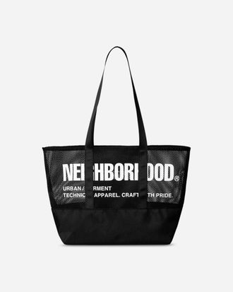 Neighborhood Mesh Tote Bag Black