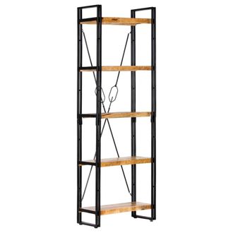 vidaXL Estanter&iacute;a De 5 Niveles Madera Maciza De Mango 60x30x180 Cm Vidaxl