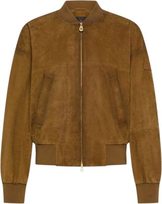 Peuterey Chaqueta Bomber de Ante Ruti - Jackets - Mujer - Marr&oacute;n - 2XS