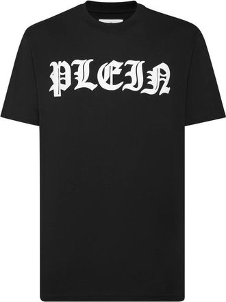 Philipp Plein T-Shirt Ronde Hals Gothic - Heren - T-shirts - Zwart - 2XL - Katoen - Tops