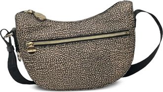 Borbonese Borsa a tracolla Luna mini - Toni neutri