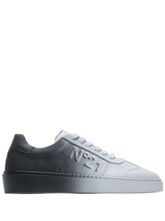 N&deg;21 Leren sneakers - Zwart