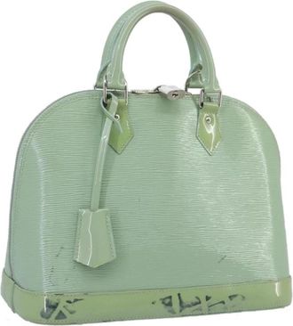 Louis Vuitton Pre-owned Handbags, female, Green, Size: ONE SIZE Pre-owned Alma Handbag