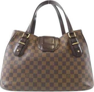 Louis Vuitton Pre-owned Damier Tote Bag - Dames - Vintage Handtas - Bruin - ONE Size - Vintage