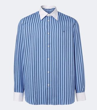 Acne Studios Striped satin twill shirt
