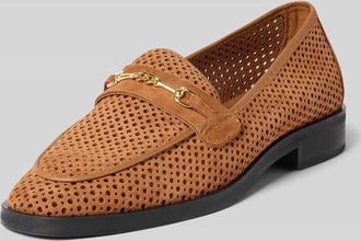 Steve Madden Loafers aus Leder Modell Nafisa in Camel, Gr&ouml;&szlig;e 36