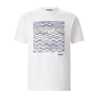 Missoni T-Shirts, male, White, Size: 2XL T-Shirts