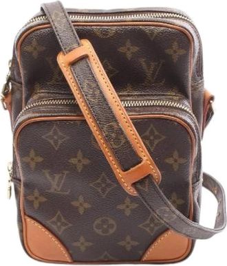 Louis Vuitton Pre-owned Cross Body Bags, female, Brown, Size: ONE SIZE Pre-owned Monogram Coated Canvas Shoulder Bag
