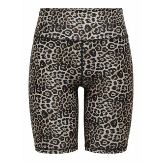 Only Play Fietsshort met luipaardprint Jam