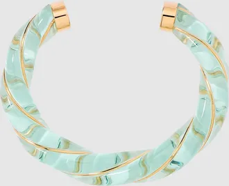 Aur&eacute;lie Bidermann Jonc Diana Transparent Vert