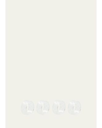 MacKenzie-Childs Clear Check Napkin Ring Set of 4