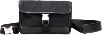 Prada Pre-owned Nylon prada-bags - Dames - Vintage Heuptassen - Zwart - ONE Size - Nylon - Vintage