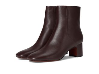 Vince Kellan Zip Short Boots Womens Boots Ganache : 10 M, Leather