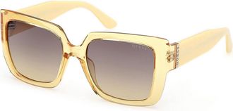 Guess GU00200 39B Womens Sunglasses Yellow Size 53