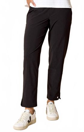Nic+Zoe Tech Stretch Track Pants In Black