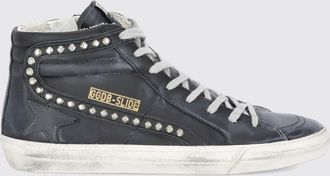 Golden Goose Sneakers Slide Golden Goose in pelle used con borchie