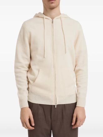 MC2 Saint Barth Trui met capuchon en rits - Beige