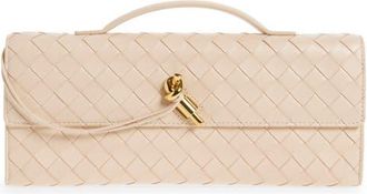 Bottega Veneta Long Andiamo Intrecciato Clutch Bag in 9939 Bandage-Muse Brass at Nordstrom