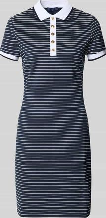 Guess Knielanges Polokleid mit Polokragen Modell ALPHONSINE in Marine, Gr&ouml;&szlig;e XS