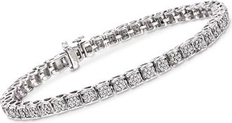 Ross-Simons Diamond Bracelet in Sterling Silver
