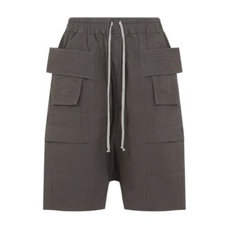Rick Owens Casual Shorts, male, Gray, Size: XL Creatch Cargo Pants