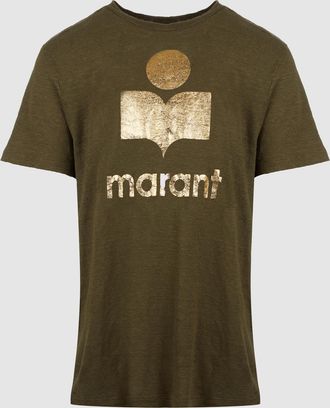 Isabel Marant Tee Shirt Zewel Khaki Gold