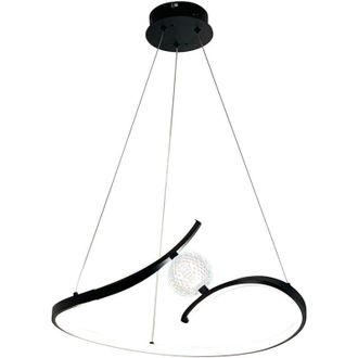OEM L&aacute;mpara Colgante Led Perla Black 34w