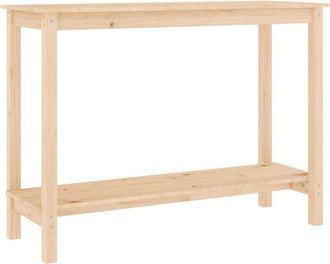 vidaXL Console Table 110x40x80 cm Solid Wood Pine vidaXL