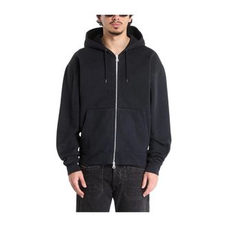 Our Legacy Zip-throughs, male, Black, Size: S Zip-throughs