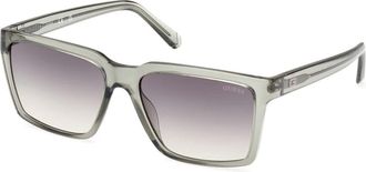Guess Groene zonnebril - unisex - Zonnebrillen - Grijs - 58 MM - Accessoires