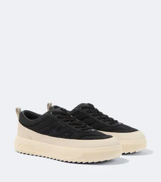 Moncler Altive leather-trimmed sneakers