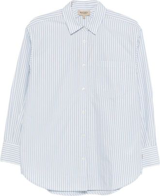 Woolrich Gestreiftes Baumwollhemd von Woolrich