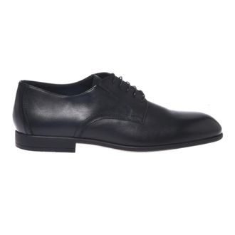 Baldinini Dress Shoes, male, Black, 7 UK, Black leather lace-ups