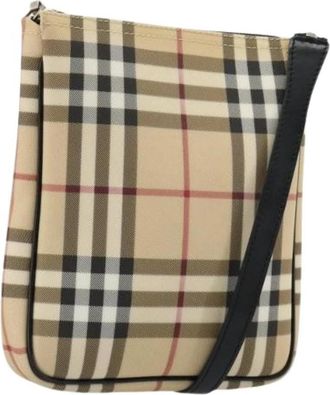 Burberry Pre-owned Vintage Schoudertas - Dames - Vintage Schoudertas - Beige - ONE Size - Leer - Vintage