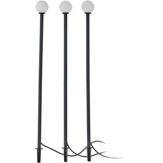 Lindby Led Brindley in Nero da Alluminio - Lindby