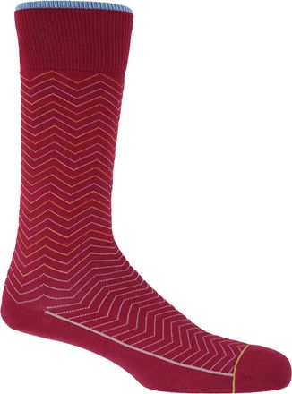 Peper Harow Oblique Mens Socks - Red