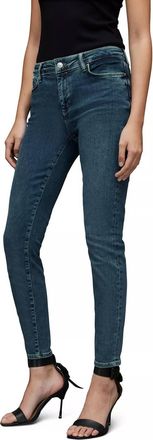 AllSaints Miller Mid-Rise Skinny Leg Jean In Hunter Blue