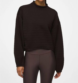 Prana Send Off Pullover In Espresso
