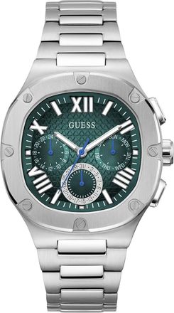Guess Headline Heren Horloge Zilverkleurig GW0572G6