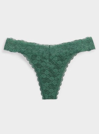 Miiyu Womens Pure lace thong Recycled nylon