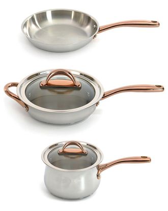 Berghoff Berghoff Ouro Gold 4Pc Starter Set With Metal Lids