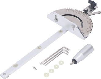 OEM Transportador De &Aacute;ngulos De Alta Precisi&oacute;n Fabricado En Aleaci&oacute;n De Aluminio Para Sierras De Mesa, Con &Aacute;ngulo Ajustable Y Escala Clara, Ideal Para Tra