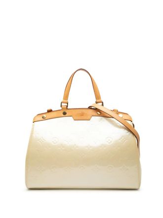 Louis Vuitton 2011 Monogram Vernis Brea MM satchel - White