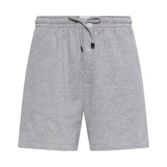 The Attico Logo Shorts - Dames - Bermuda - Grijs - M - Katoen - Korte Broeken