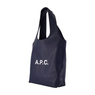 A.P.C. Womens Ninon Tote Navy Synthetic