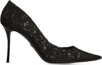 Dolce & Gabbana Black Lace Pumps